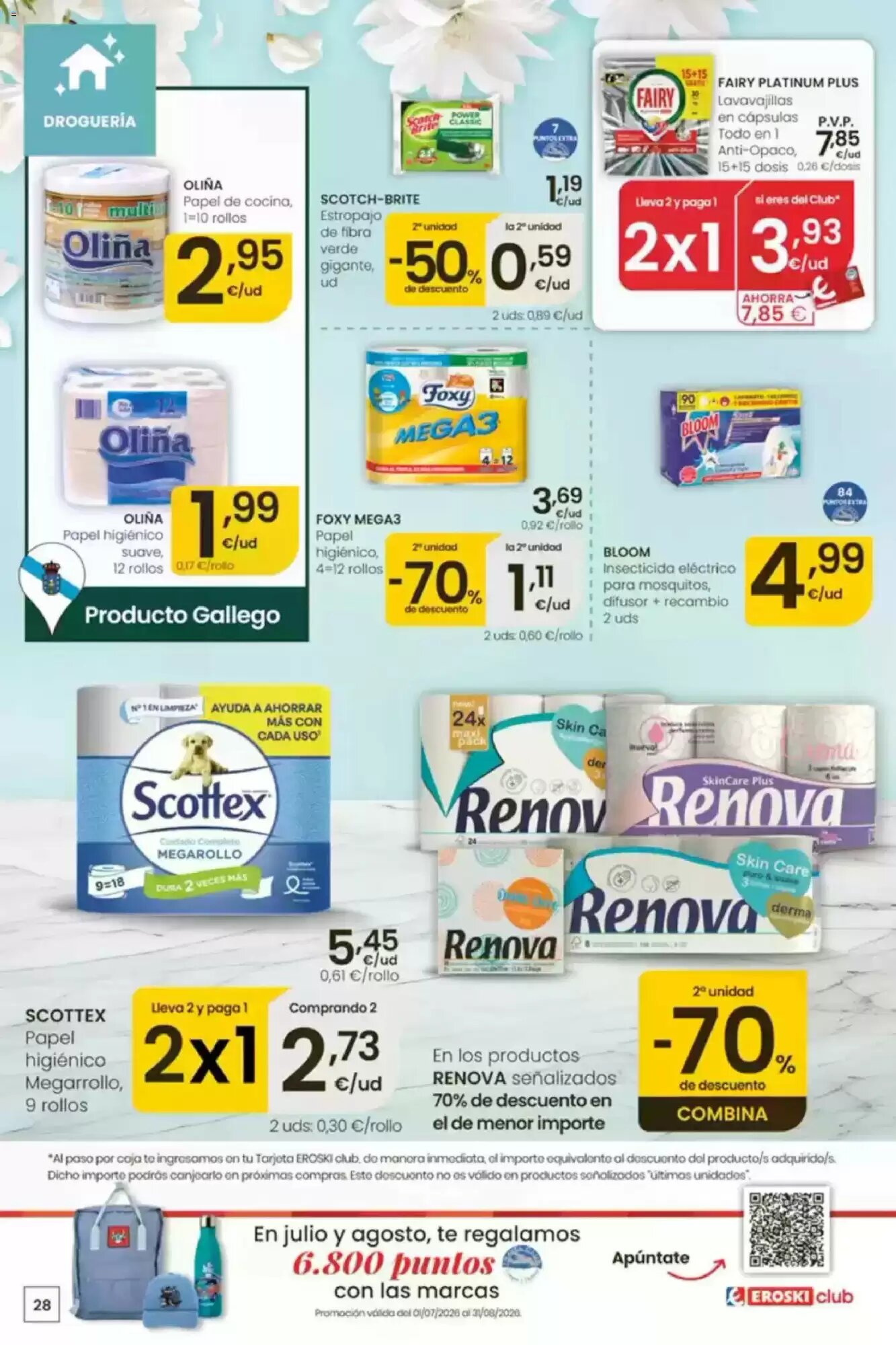 Folleto promocional de Eroski válido desde el 16/07/2026 - Página 28.