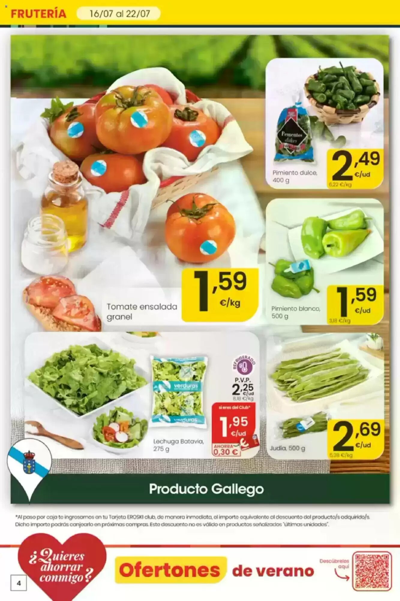 Folleto promocional de Eroski válido desde el 16/07/2026 - Página 4.