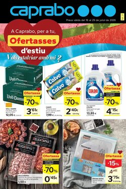 Folleto promocional de Caprabo válido desde el 16/07/2026