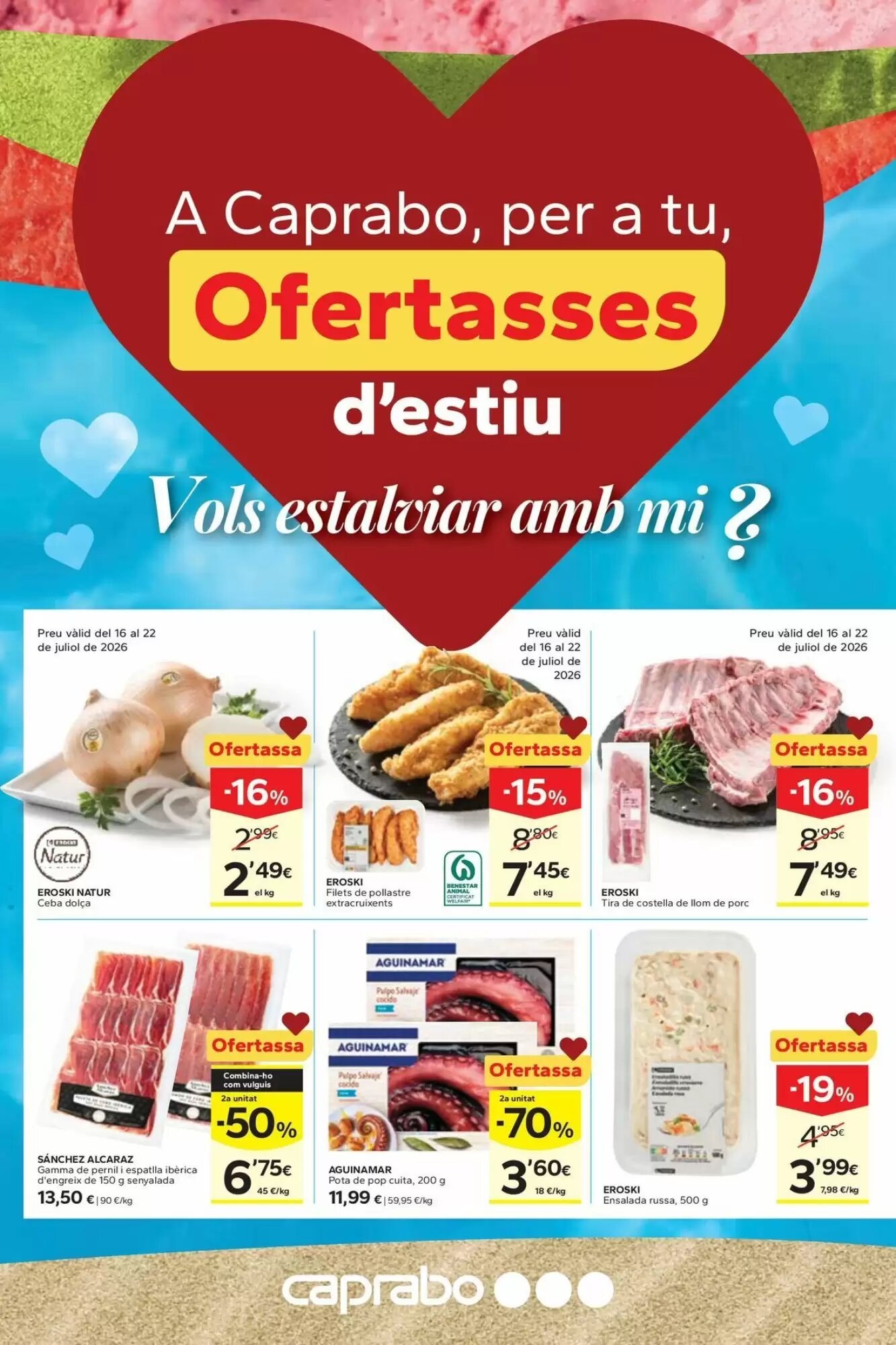 Folleto promocional de Caprabo válido desde el 16/07/2026 - Página 2.