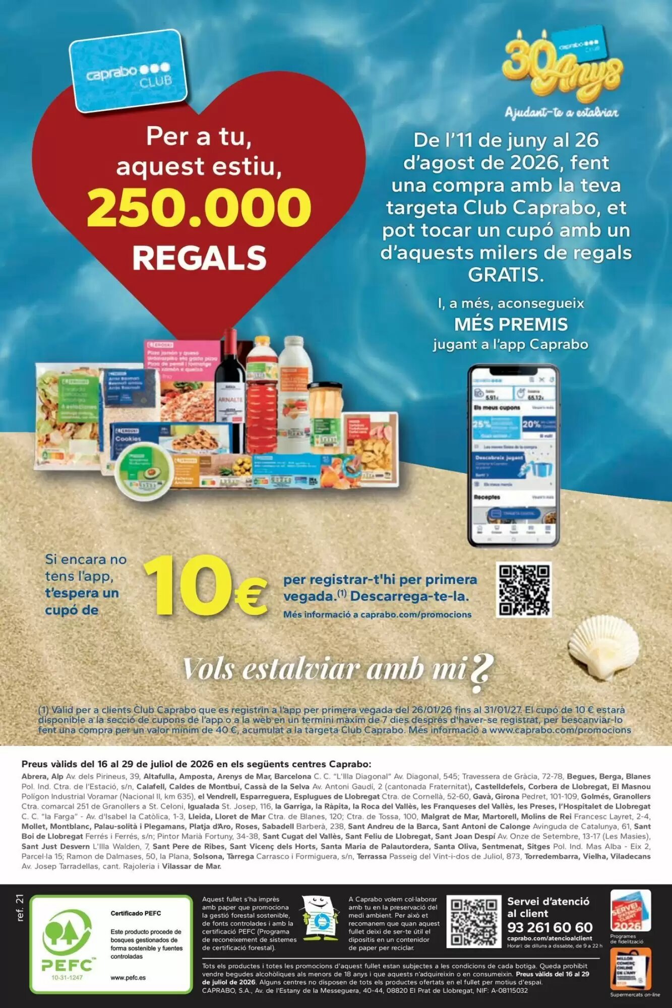 Folleto promocional de Caprabo válido desde el 16/07/2026 - Página 20.