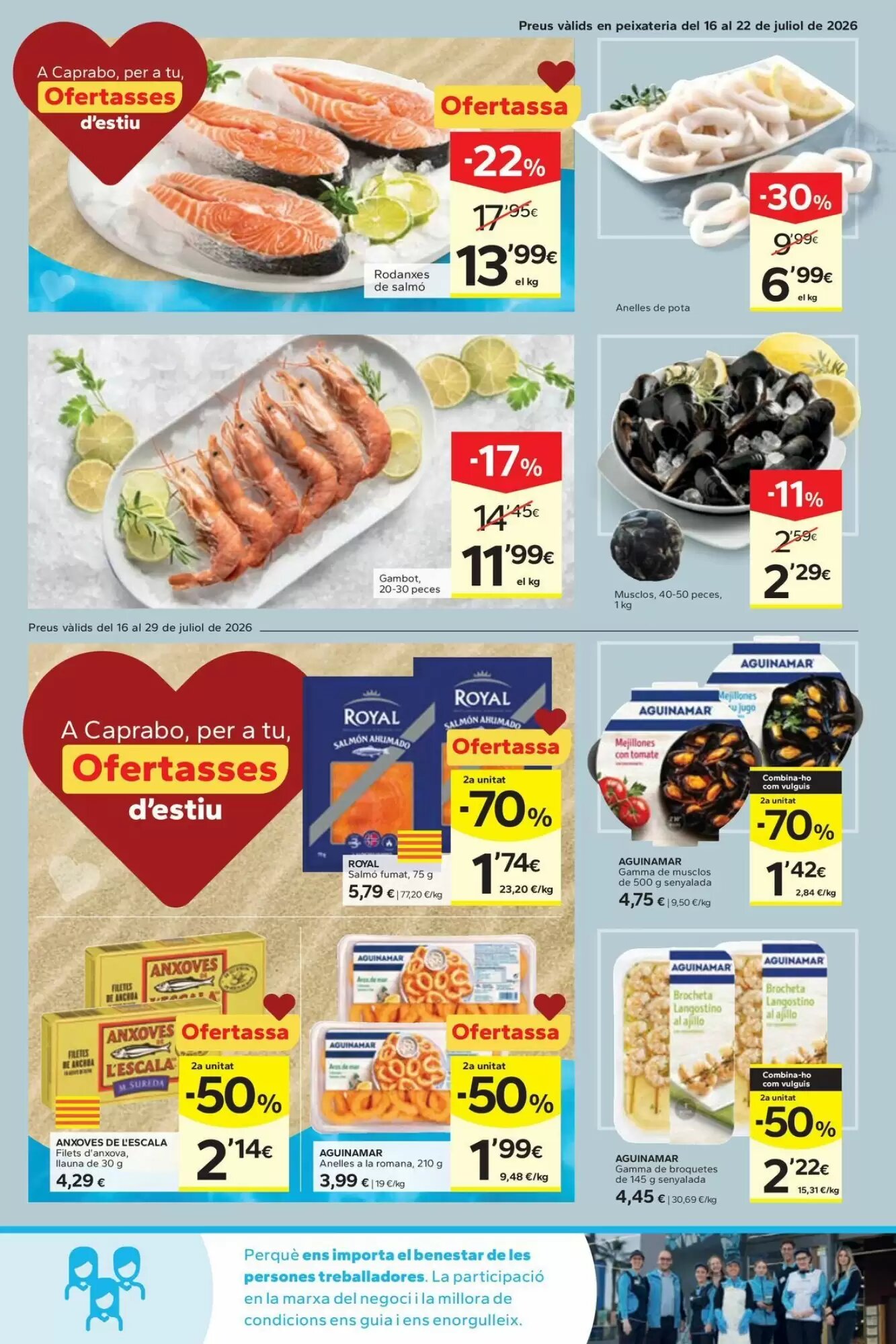 Folleto promocional de Caprabo válido desde el 16/07/2026 - Página 7.