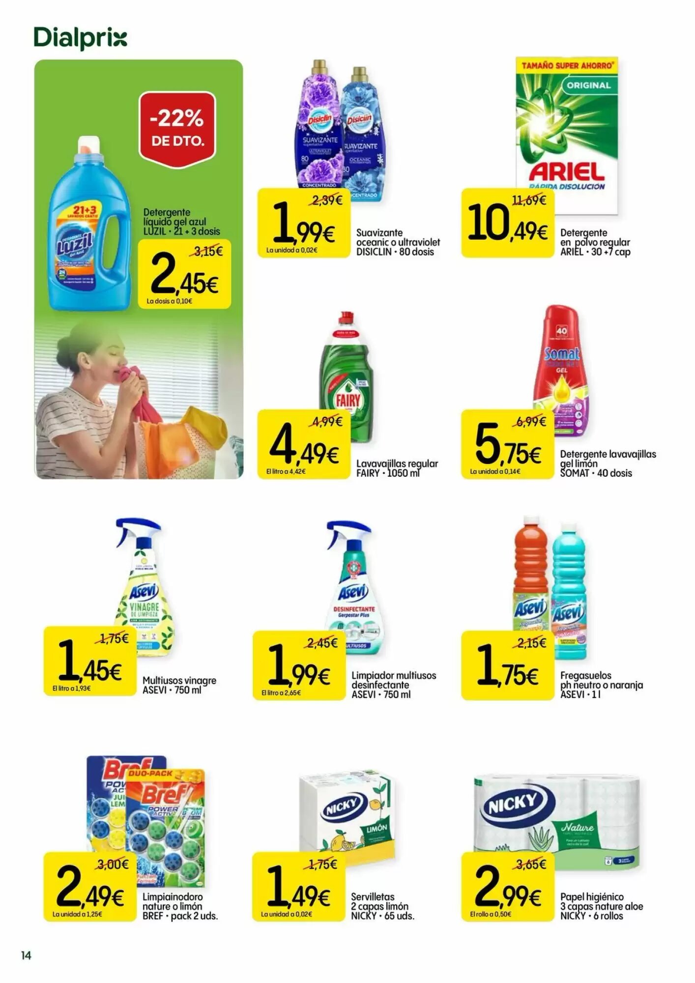 Folleto promocional de Dialprix válido desde el 16/07/2026 - Página 14.