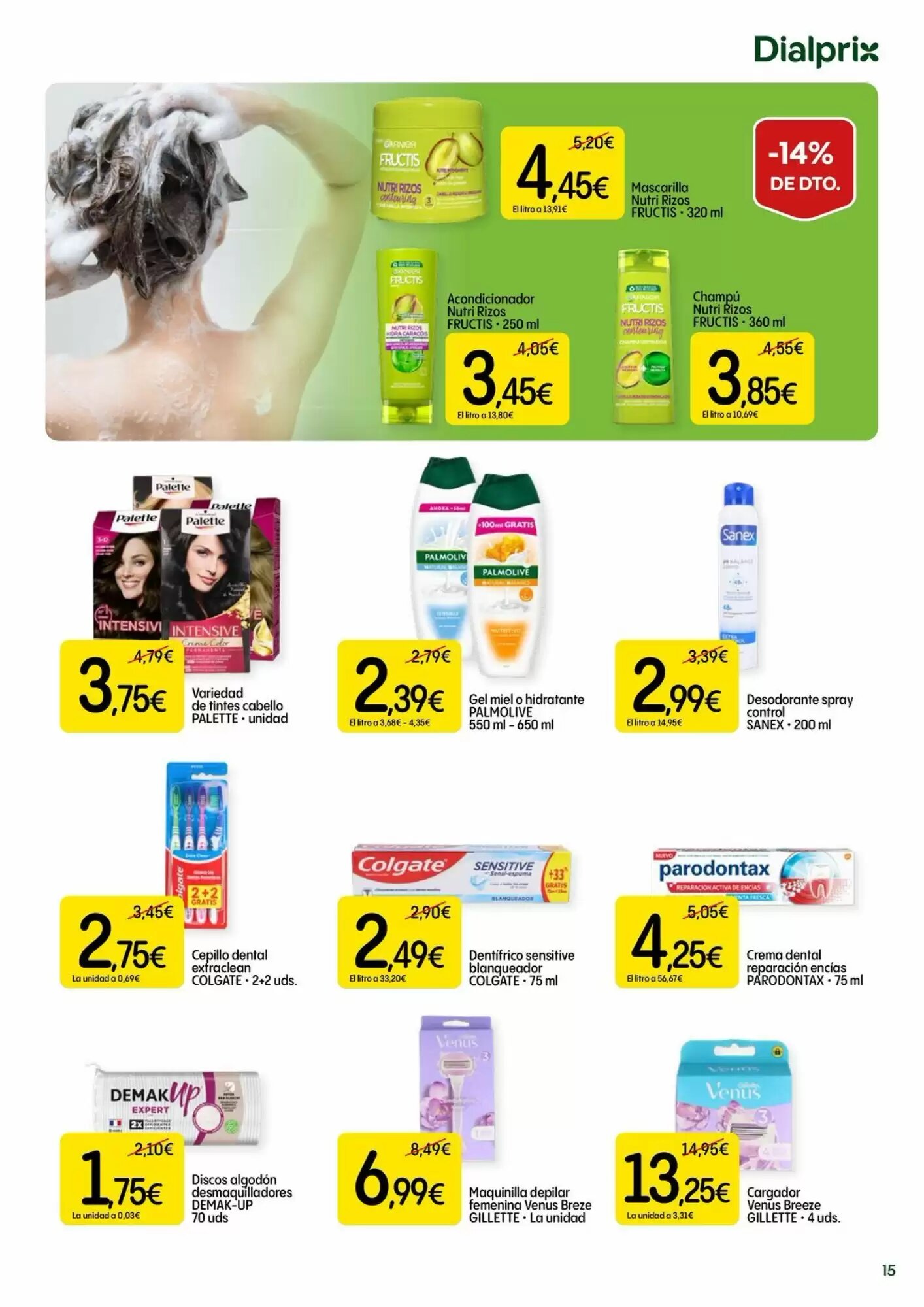 Folleto promocional de Dialprix válido desde el 16/07/2026 - Página 15.
