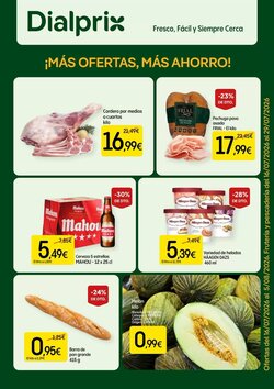 Folleto promocional de Dialprix válido desde el 16/07/2026