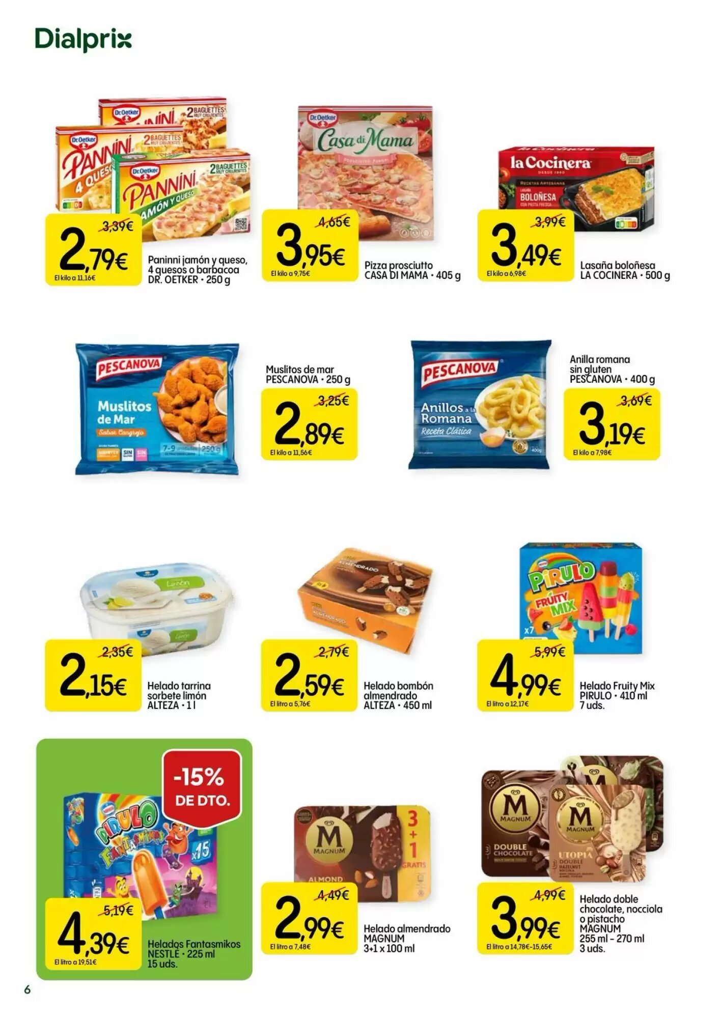 Folleto promocional de Dialprix válido desde el 16/07/2026 - Página 6.