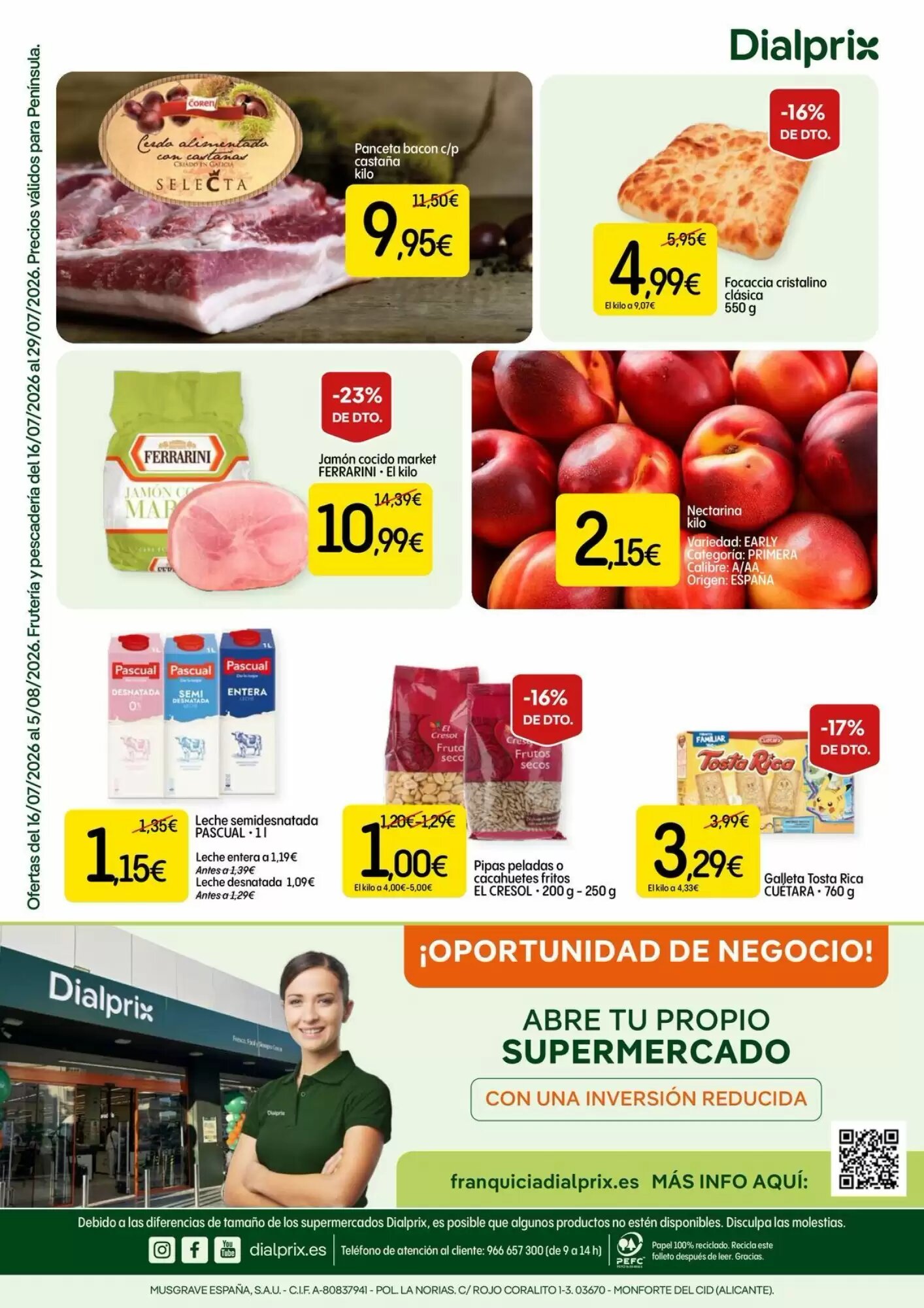 Folleto promocional de Dialprix válido desde el 16/07/2026 - Página 16.
