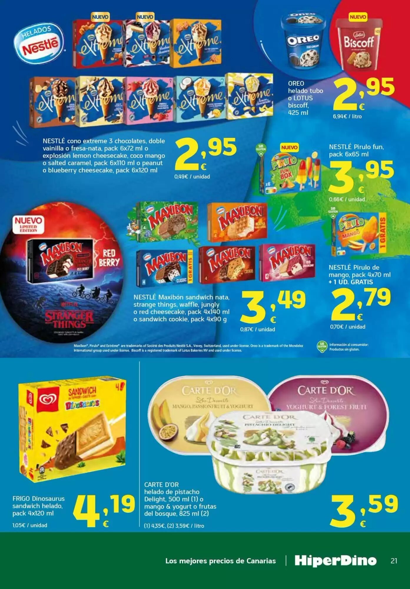 Folleto promocional de HiperDino válido desde el 21/07/2026 - Página 21.