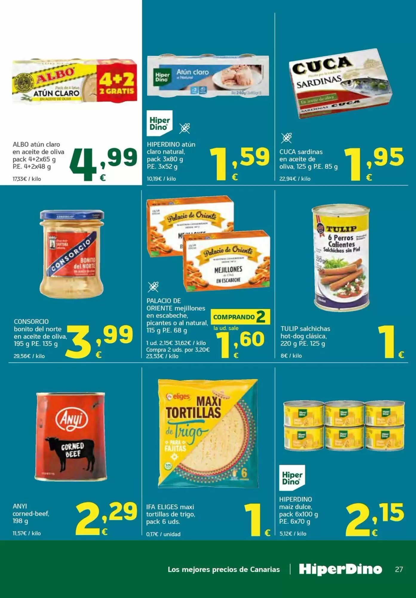 Folleto promocional de HiperDino válido desde el 21/07/2026 - Página 27.