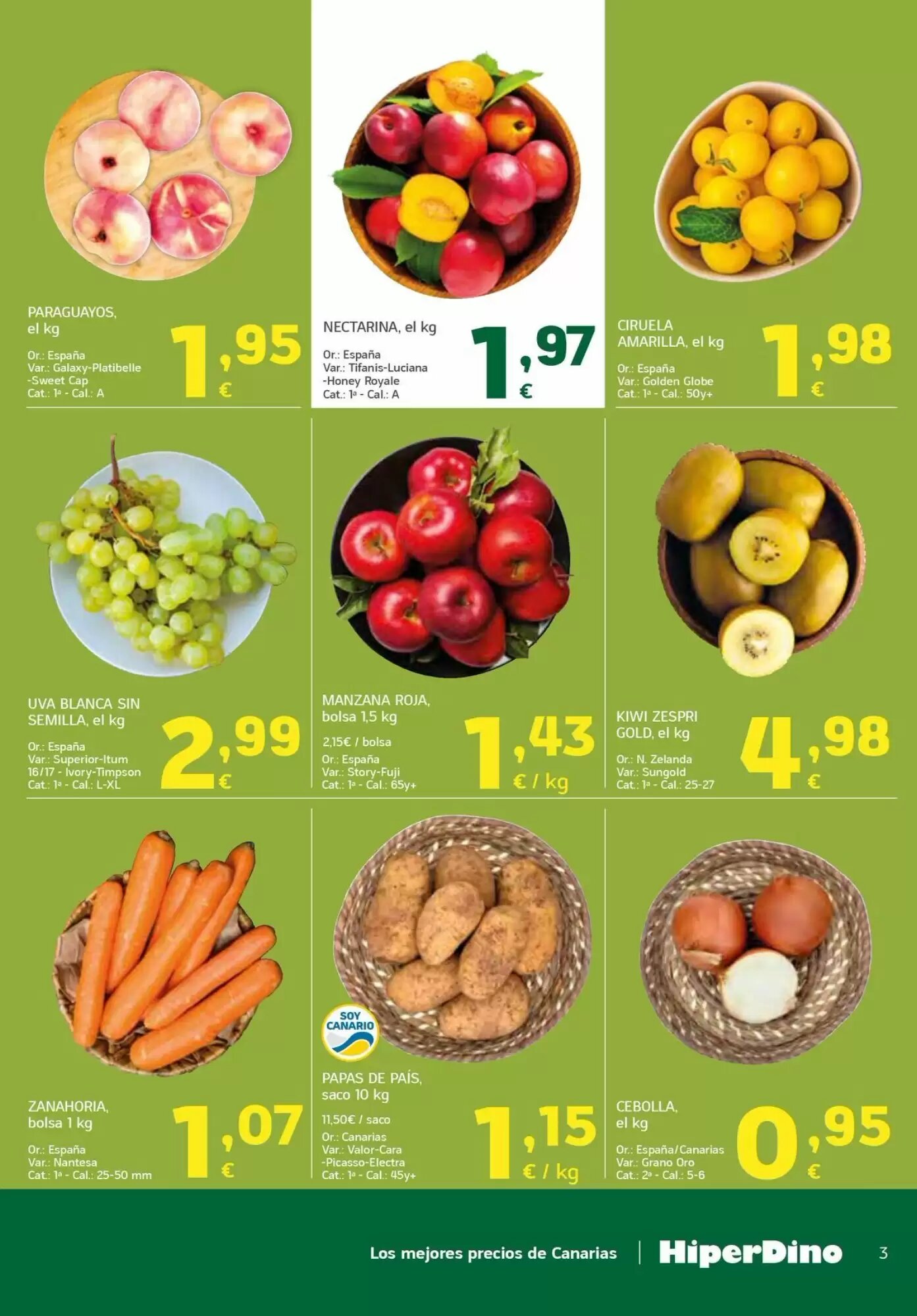 Folleto promocional de HiperDino válido desde el 21/07/2026 - Página 3.