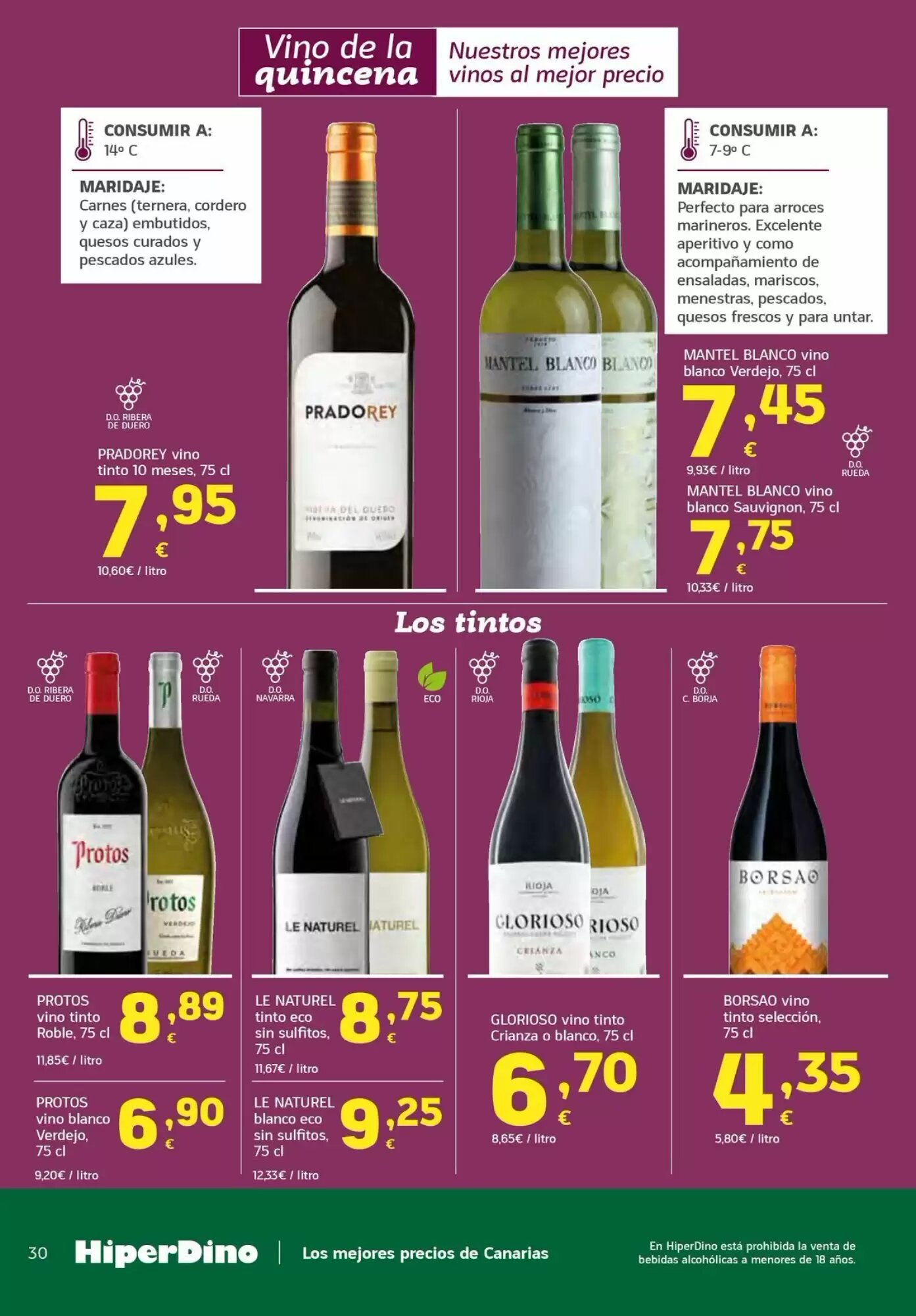 Folleto promocional de HiperDino válido desde el 21/07/2026 - Página 30.