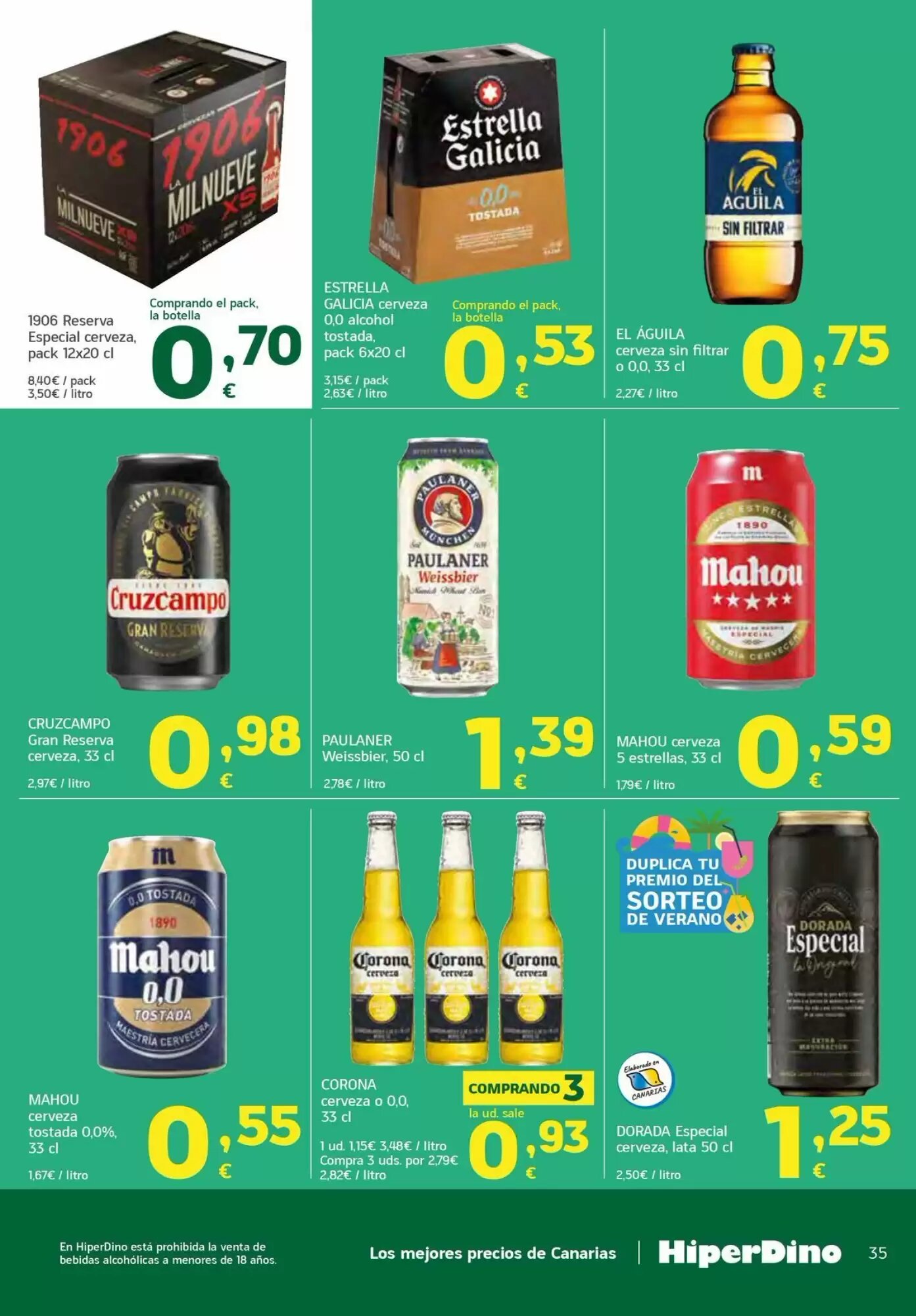 Folleto promocional de HiperDino válido desde el 21/07/2026 - Página 35.