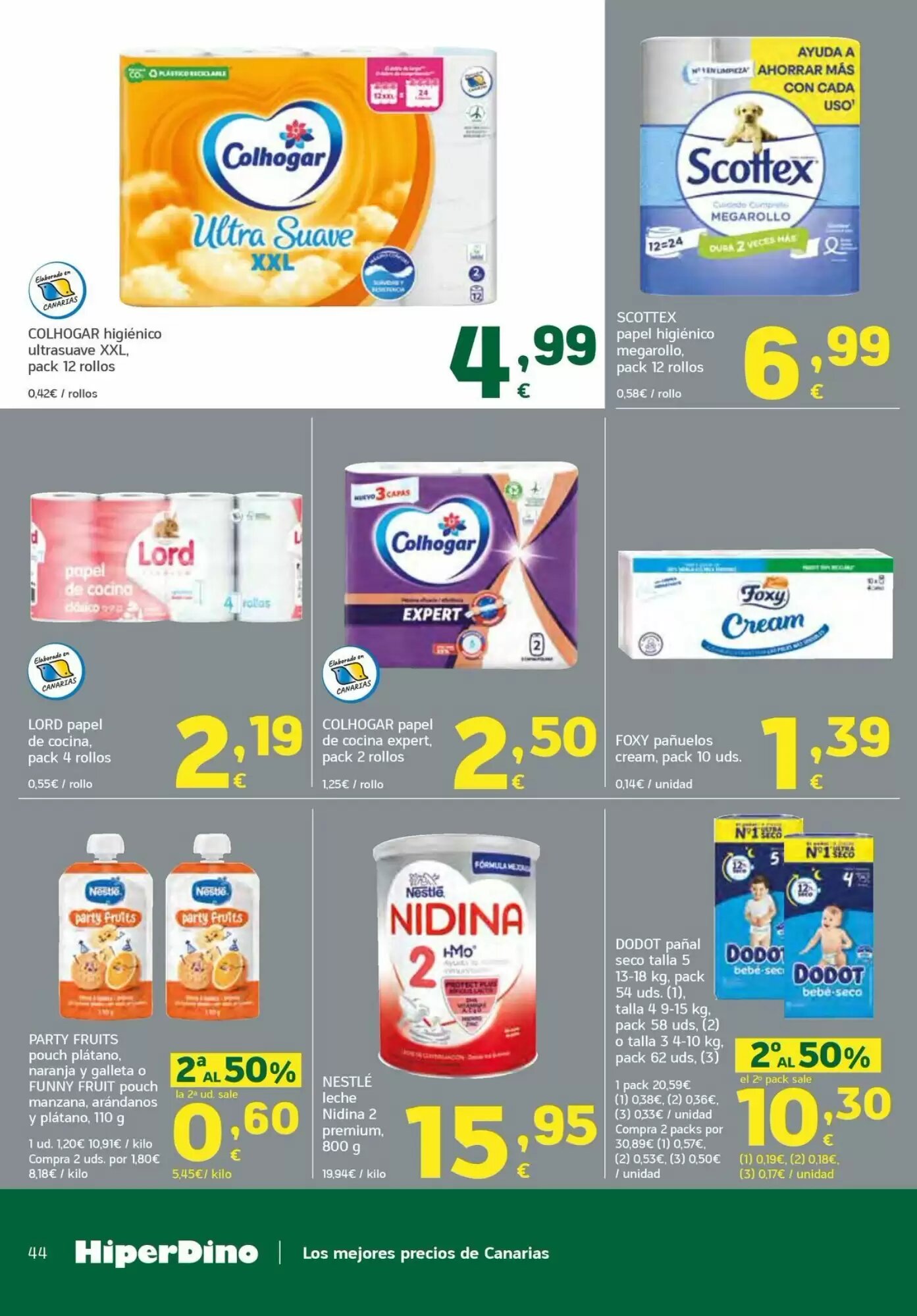 Folleto promocional de HiperDino válido desde el 21/07/2026 - Página 44.