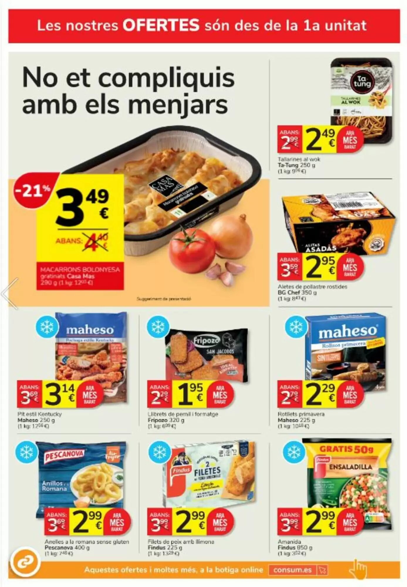 Folleto promocional de Consum válido desde el 23/07/2026 - Página 10.