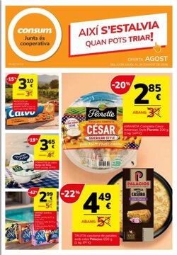 Folleto promocional de Consum válido desde el 23/07/2026
