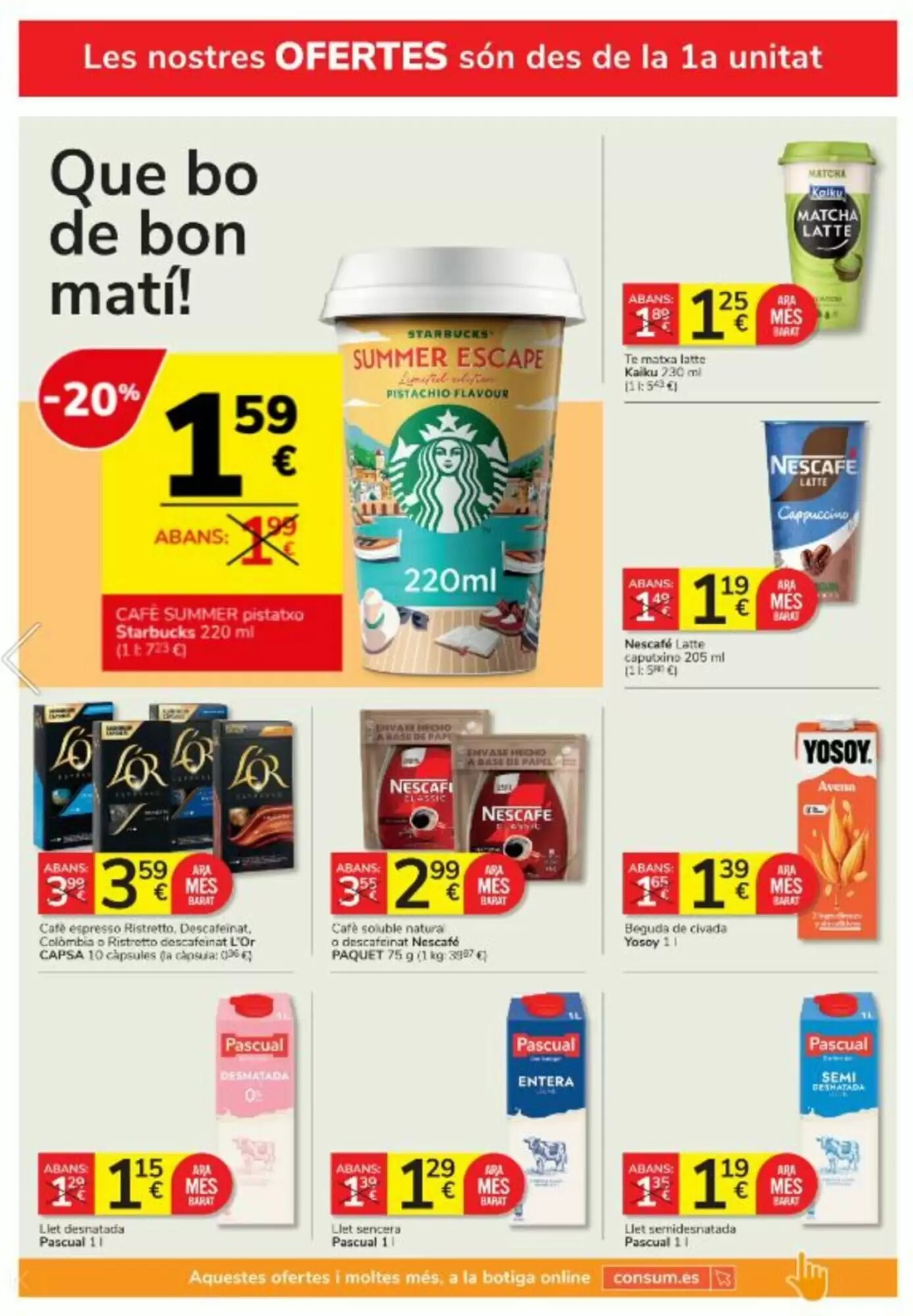 Folleto promocional de Consum válido desde el 23/07/2026 - Página 2.