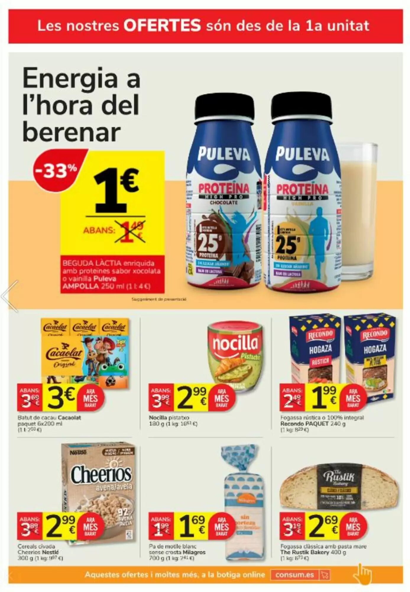 Folleto promocional de Consum válido desde el 23/07/2026 - Página 4.