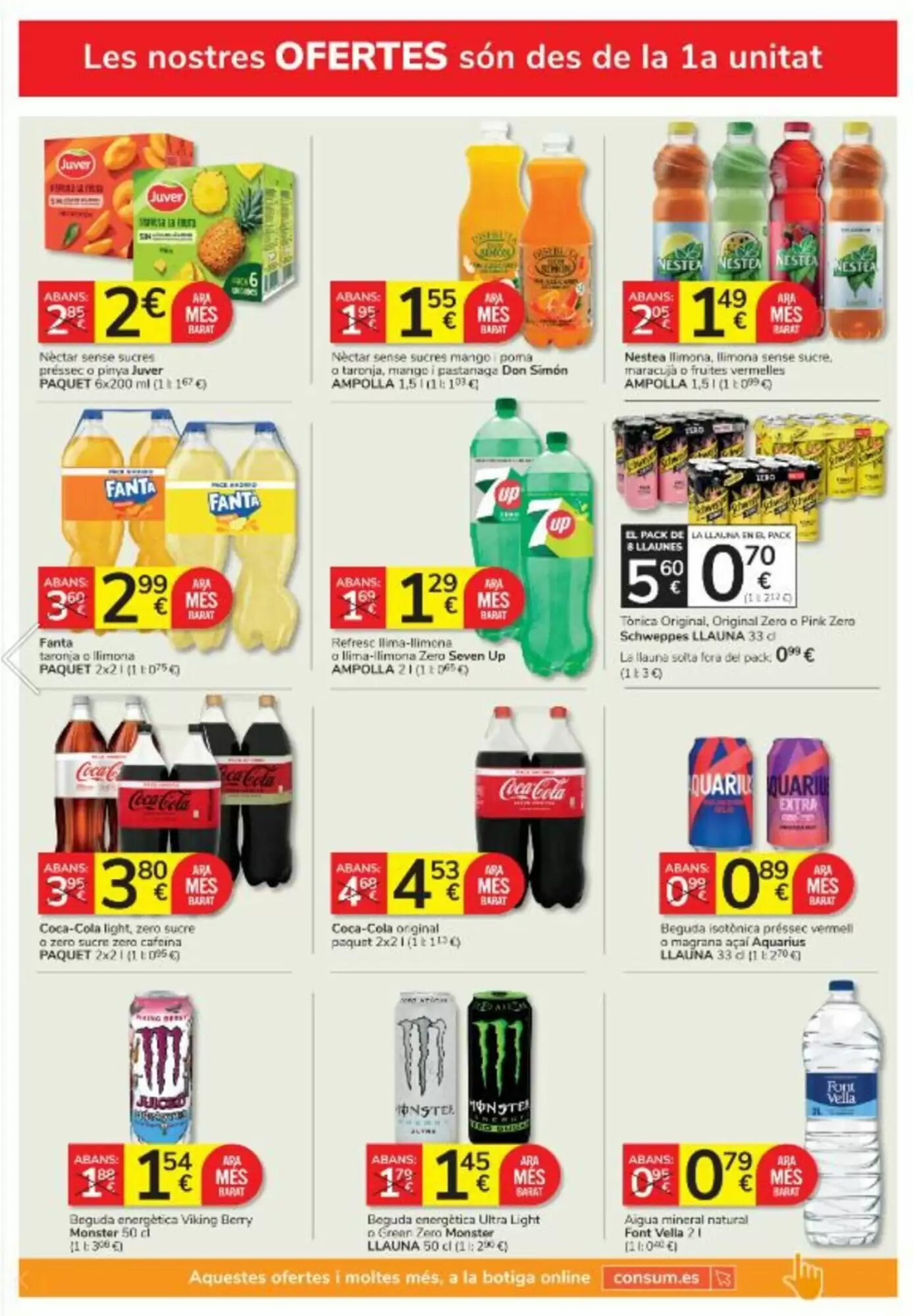Folleto promocional de Consum válido desde el 23/07/2026 - Página 14.