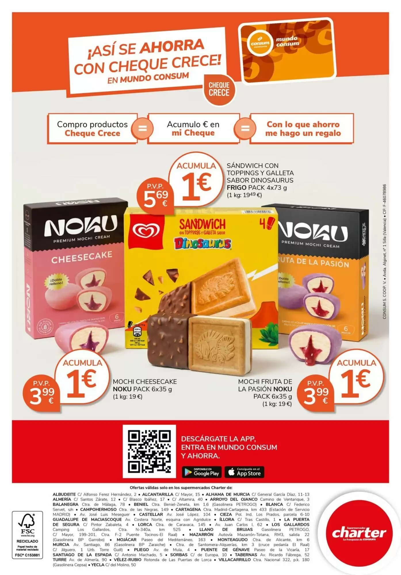Folleto promocional de Supermercados Charter válido desde el 23/07/2026 - Página 11.