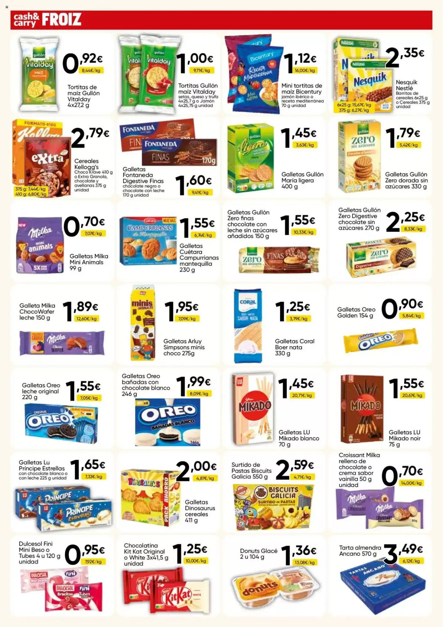 Folleto promocional de FROIZ válido desde el 23/07/2026 - Página 4.