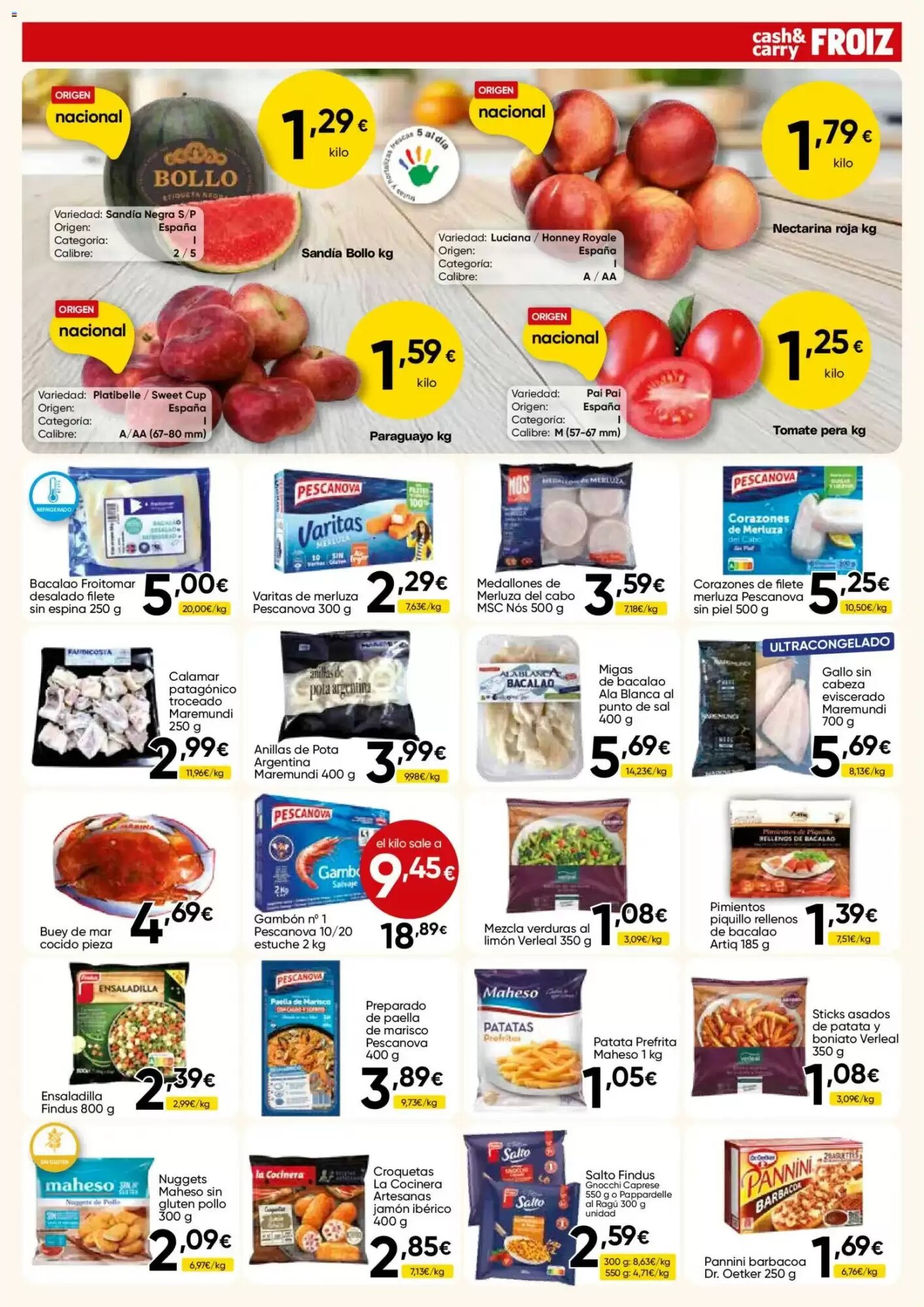 Folleto promocional de FROIZ válido desde el 23/07/2026 - Página 9.
