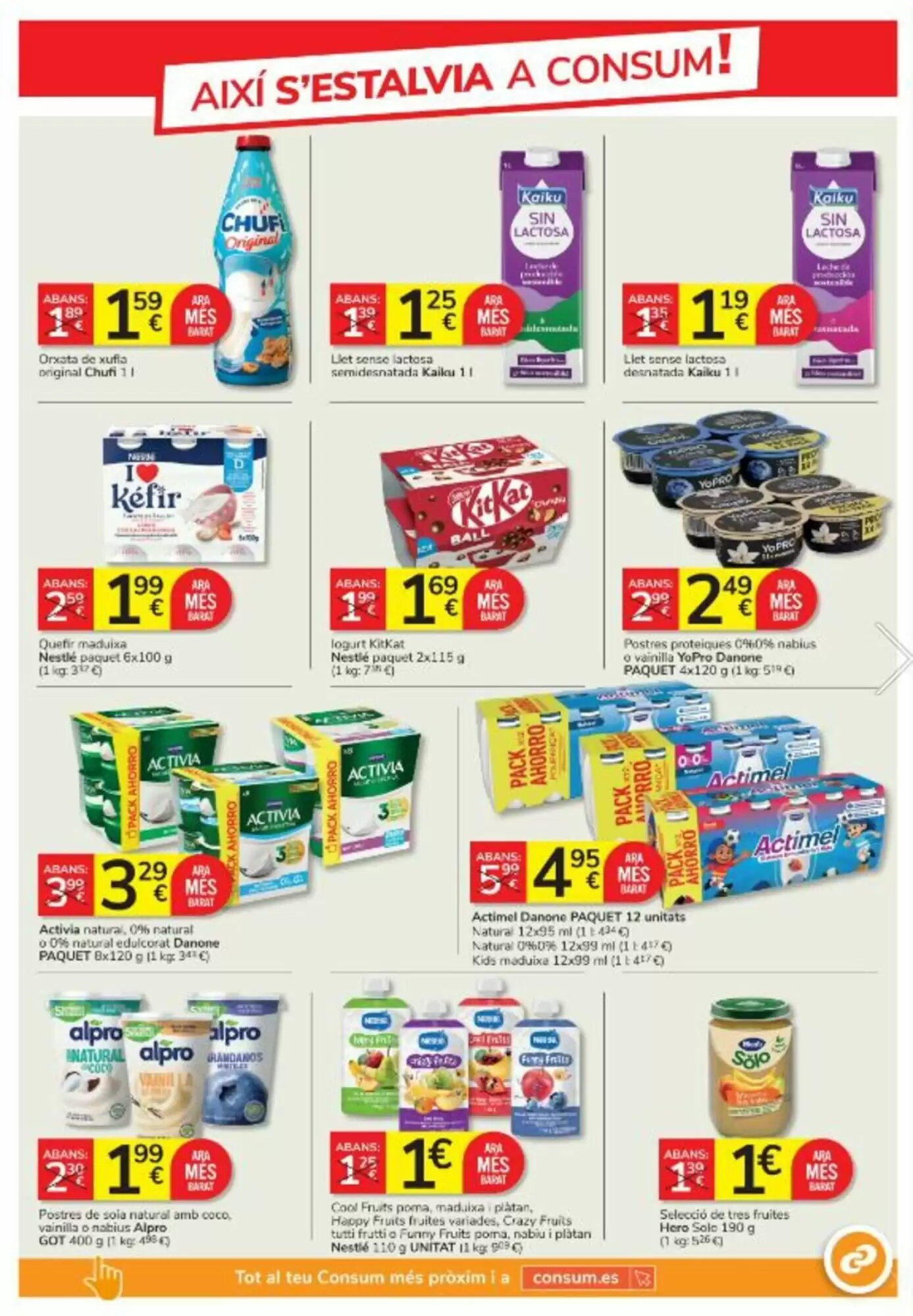 Folleto promocional de Consum válido desde el 23/07/2026 - Página 3.
