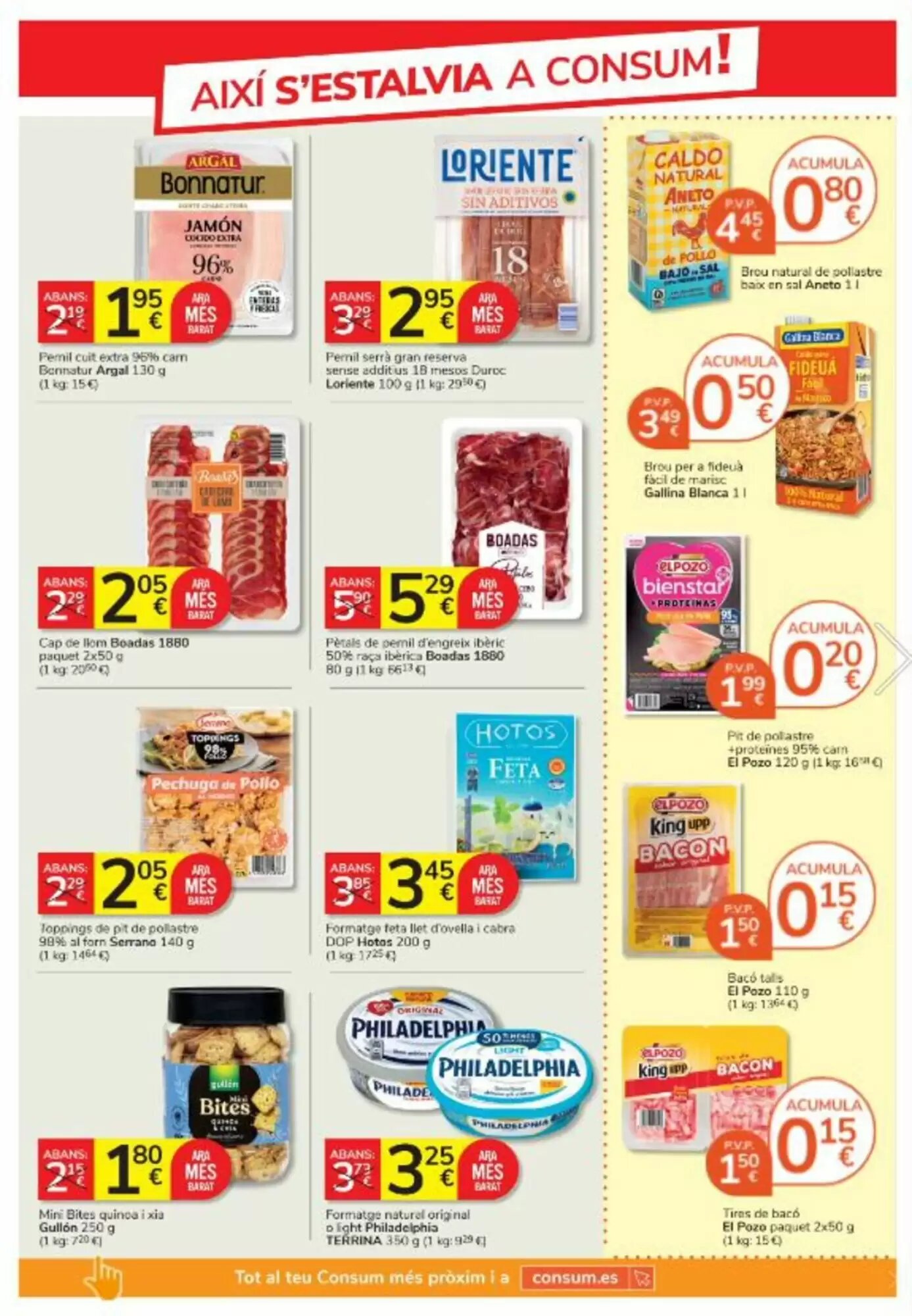 Folleto promocional de Consum válido desde el 23/07/2026 - Página 9.