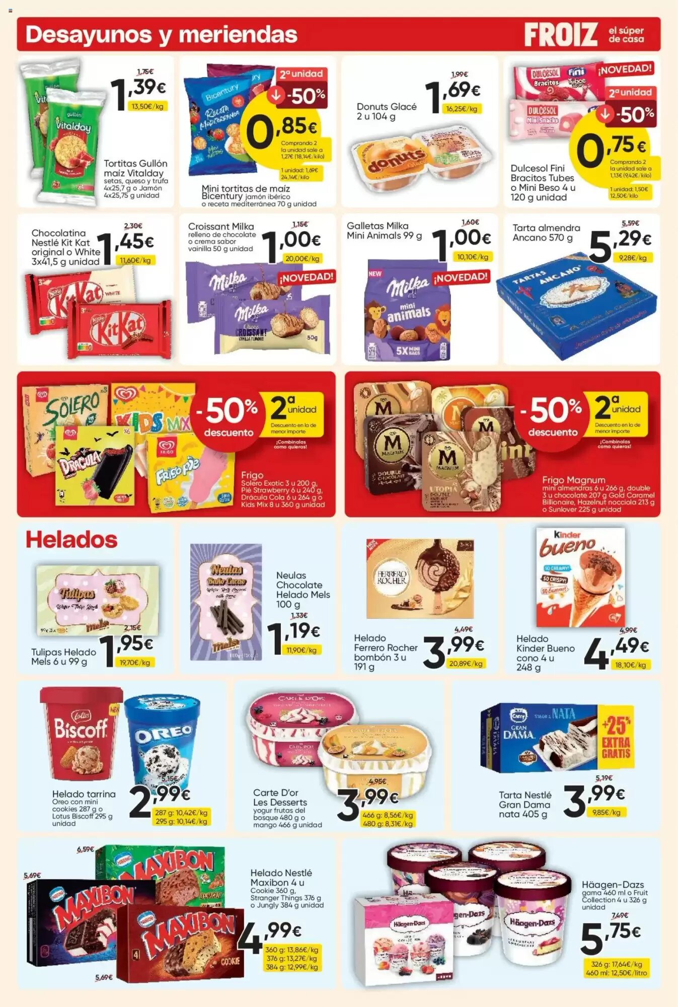 Folleto promocional de FROIZ válido desde el 23/07/2026 - Página 12.