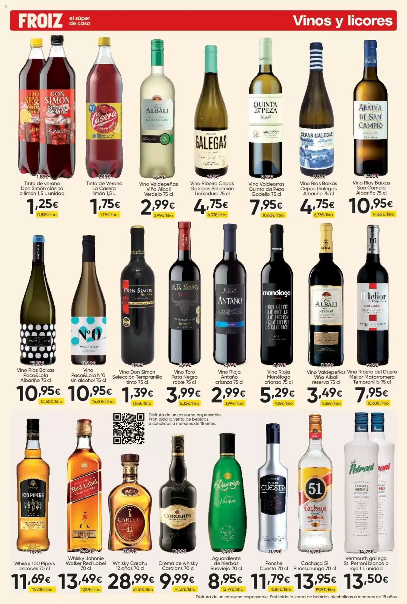 Folleto promocional de FROIZ válido desde el 23/07/2026 - Página 17.