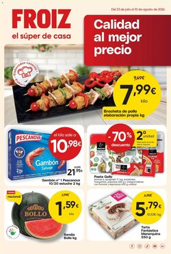 Folleto promocional de FROIZ válido desde el 23/07/2026