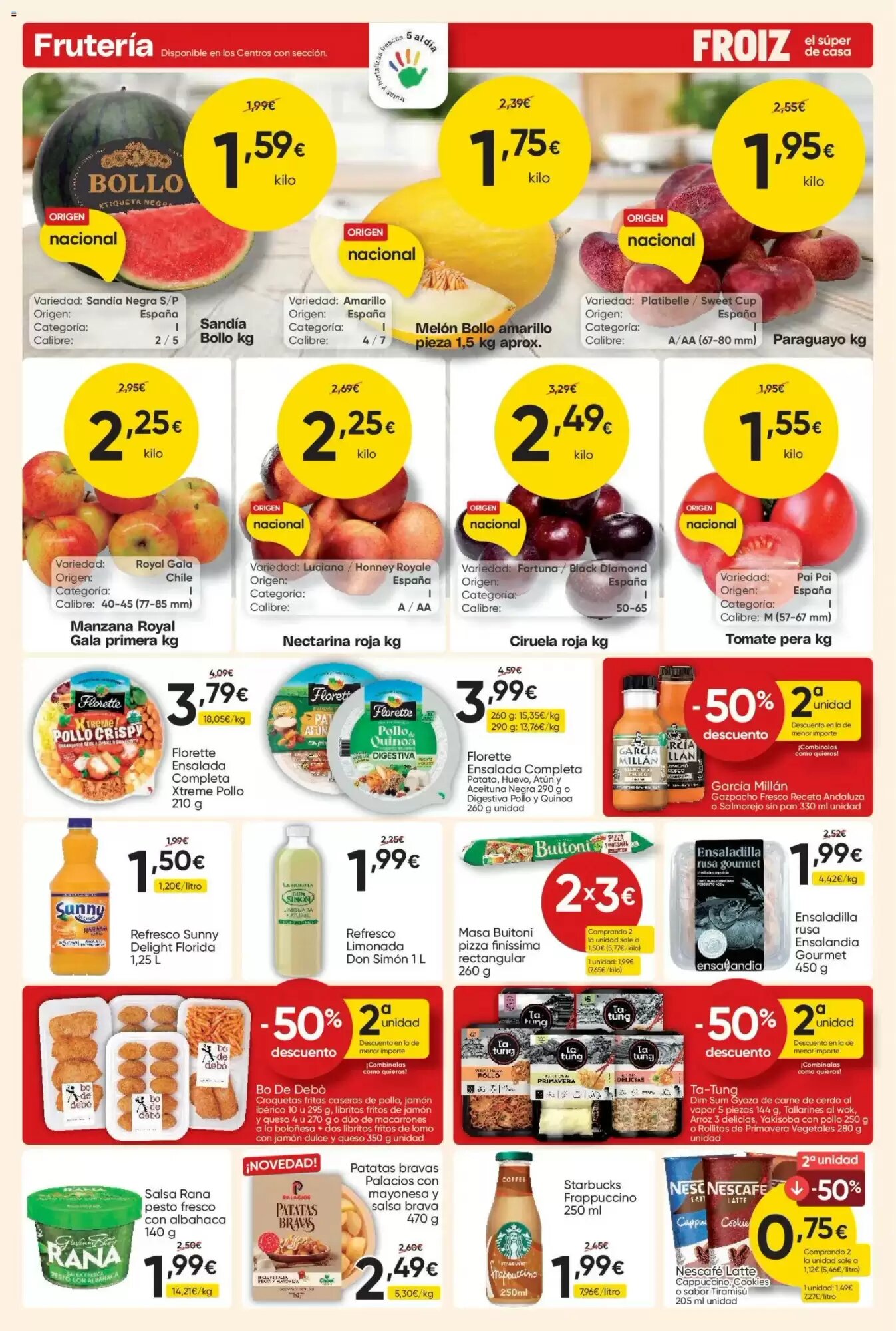 Folleto promocional de FROIZ válido desde el 23/07/2026 - Página 2.