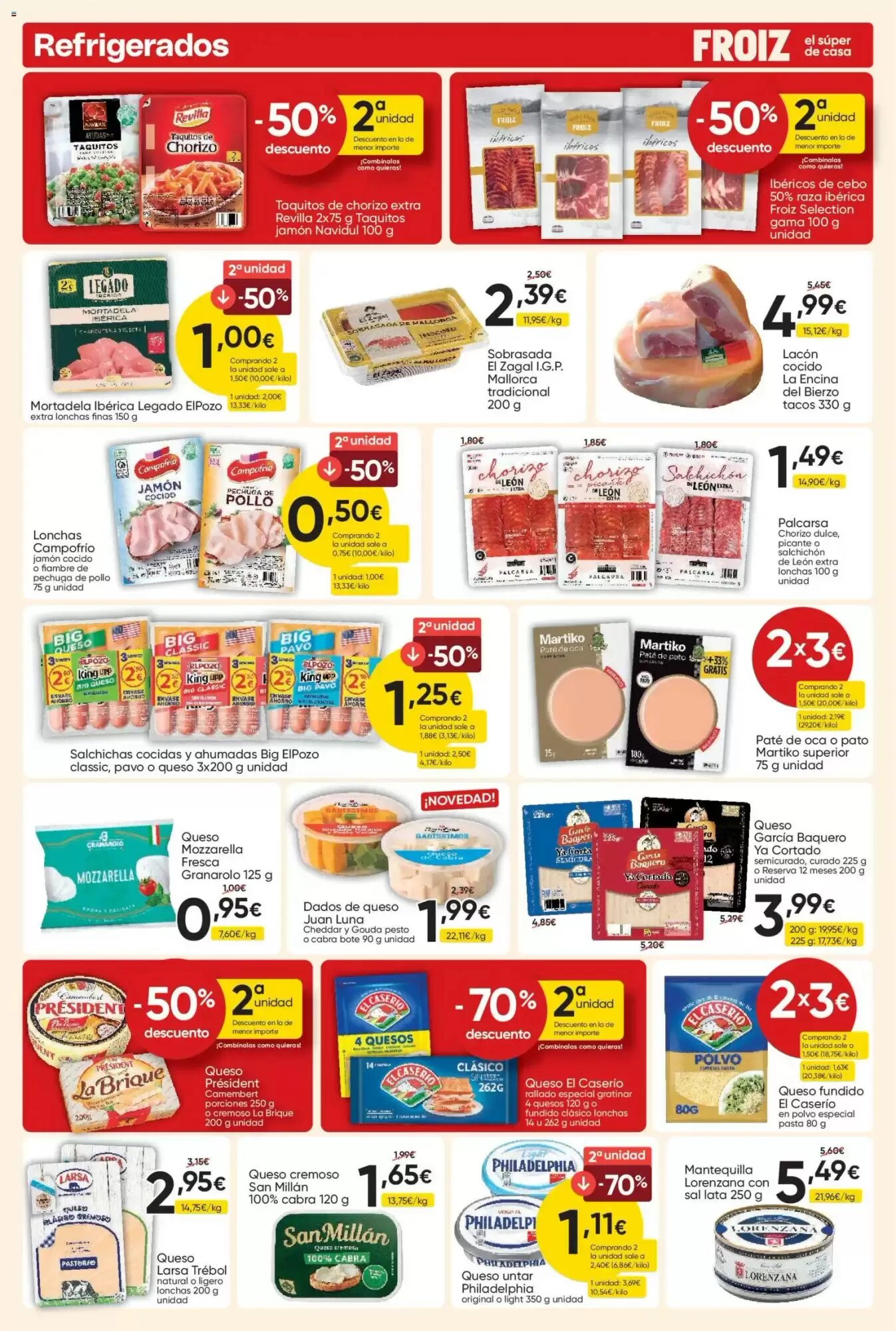 Folleto promocional de FROIZ válido desde el 23/07/2026 - Página 8.