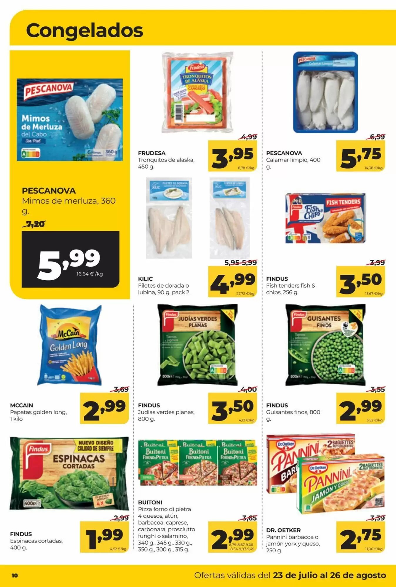 Folleto promocional de Alimerka válido desde el 23/07/2026 - Página 10.