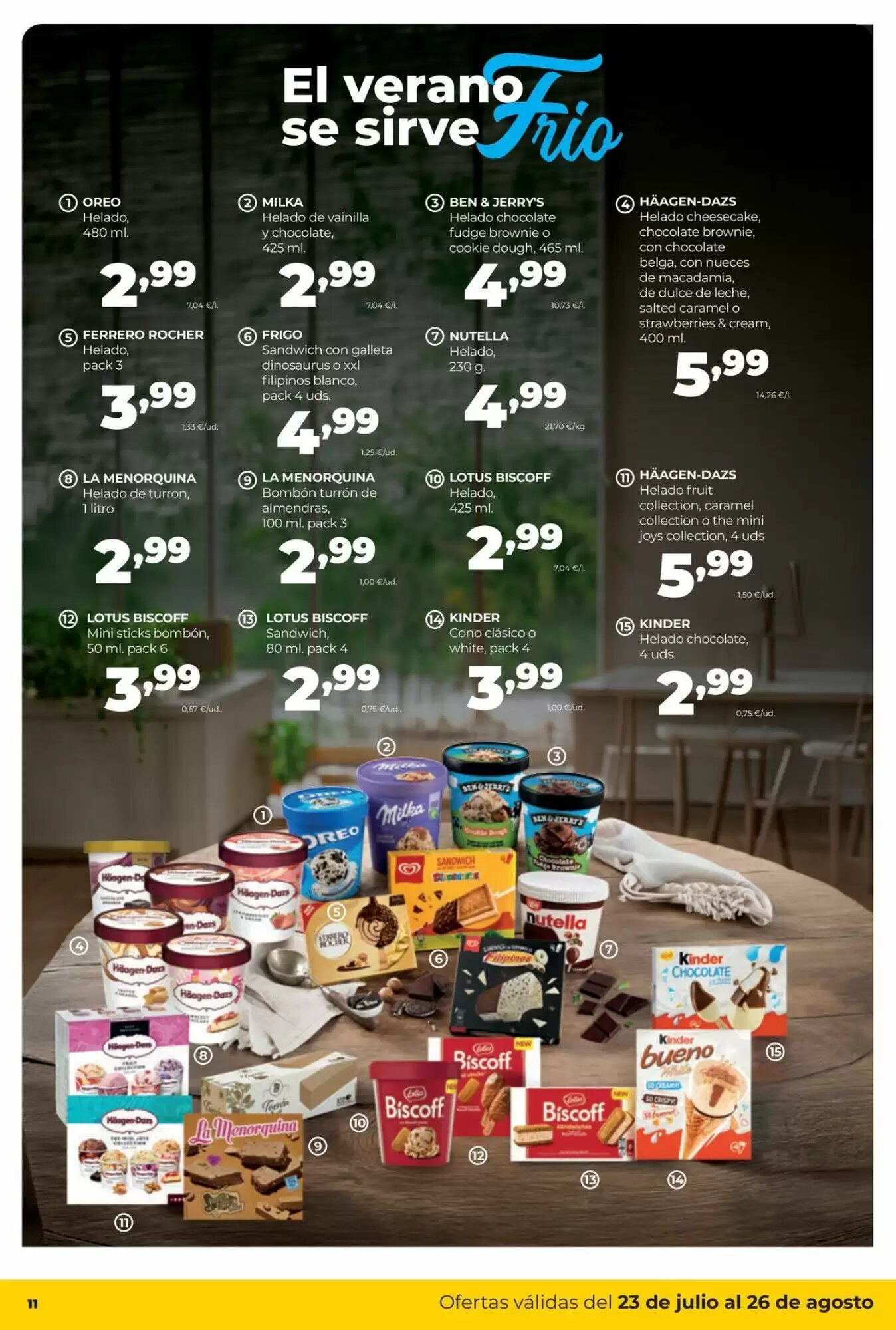 Folleto promocional de Alimerka válido desde el 23/07/2026 - Página 11.