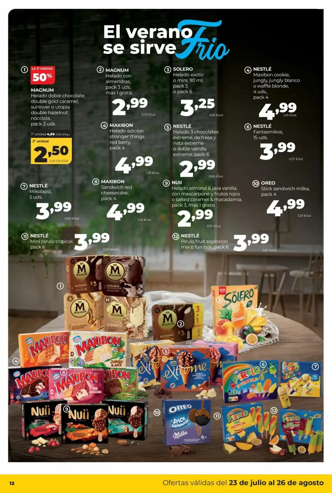 Folleto promocional de Alimerka válido desde el 23/07/2026 - Página 12.