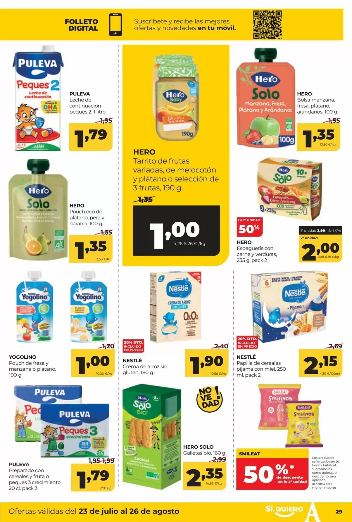 Folleto promocional de Alimerka válido desde el 23/07/2026 - Página 29.