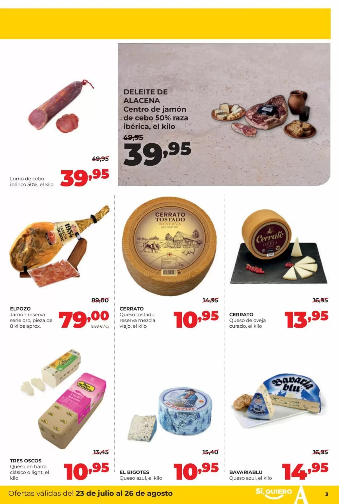 Folleto promocional de Alimerka válido desde el 23/07/2026 - Página 3.