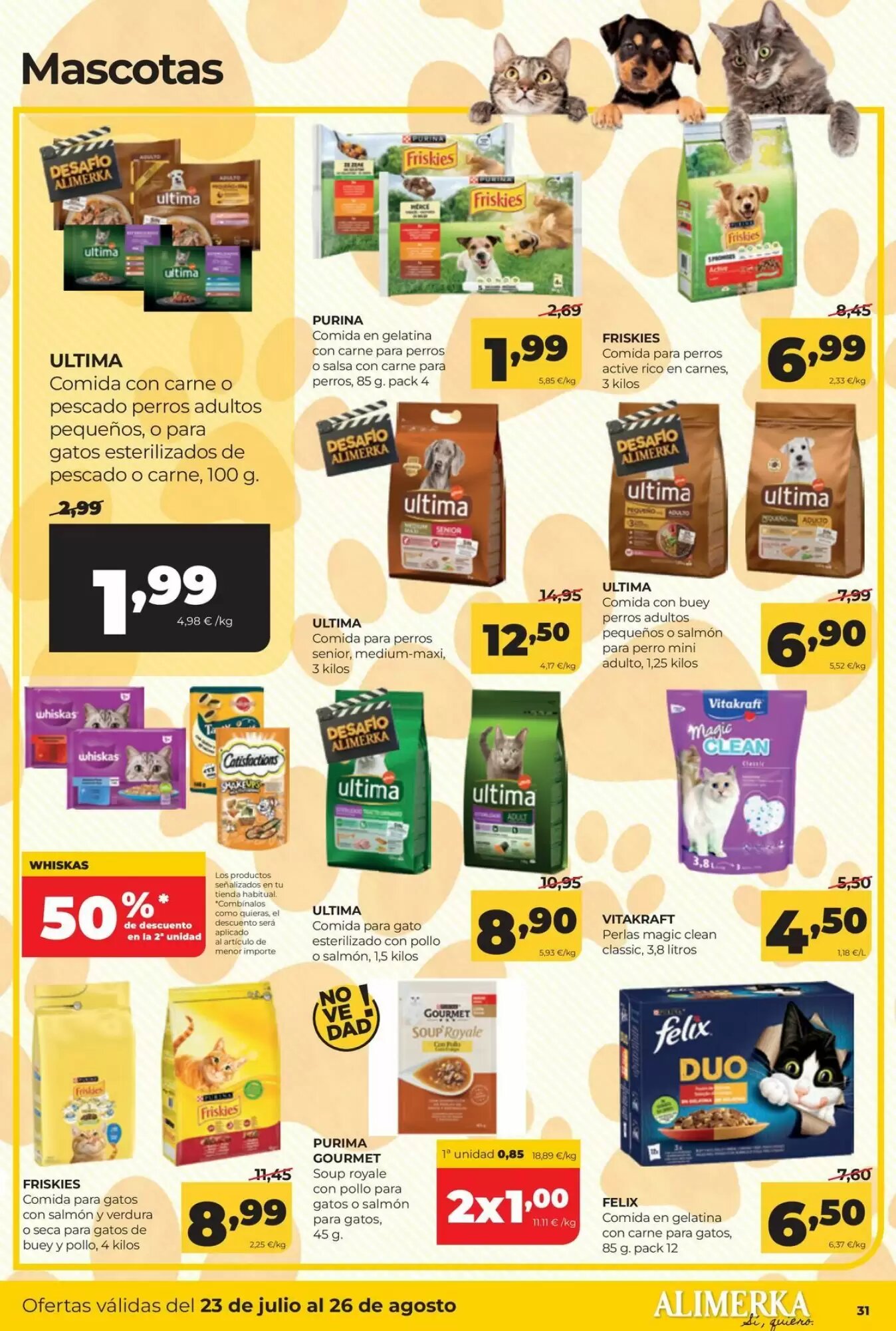 Folleto promocional de Alimerka válido desde el 23/07/2026 - Página 31.