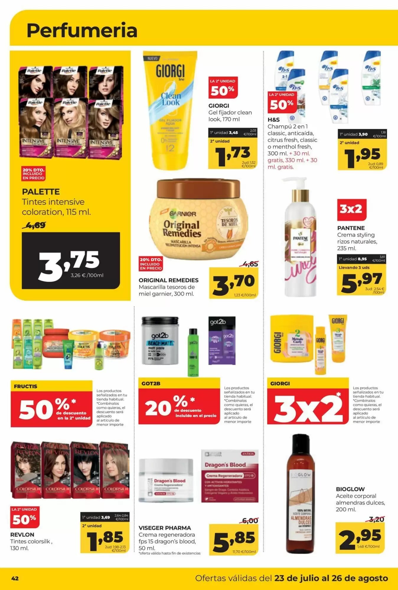 Folleto promocional de Alimerka válido desde el 23/07/2026 - Página 42.