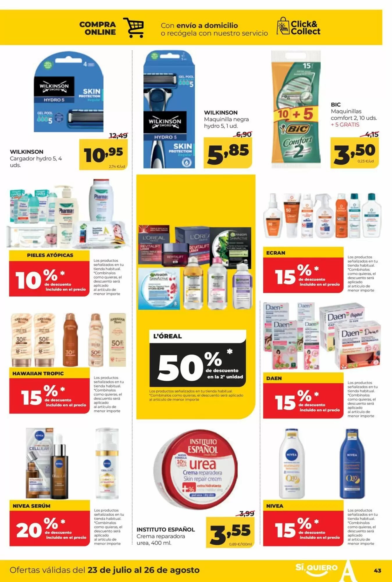 Folleto promocional de Alimerka válido desde el 23/07/2026 - Página 43.