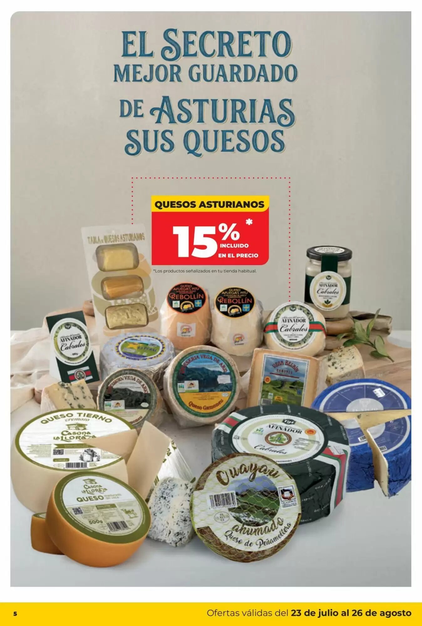 Folleto promocional de Alimerka válido desde el 23/07/2026 - Página 5.