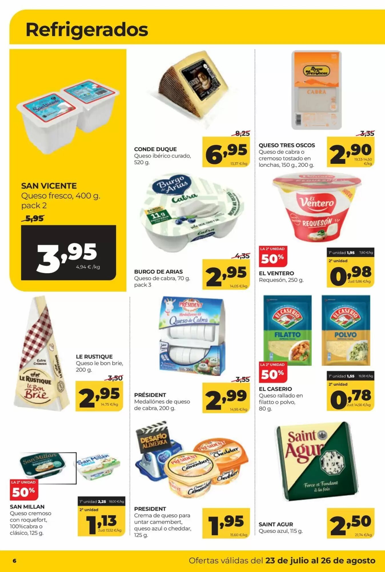 Folleto promocional de Alimerka válido desde el 23/07/2026 - Página 6.