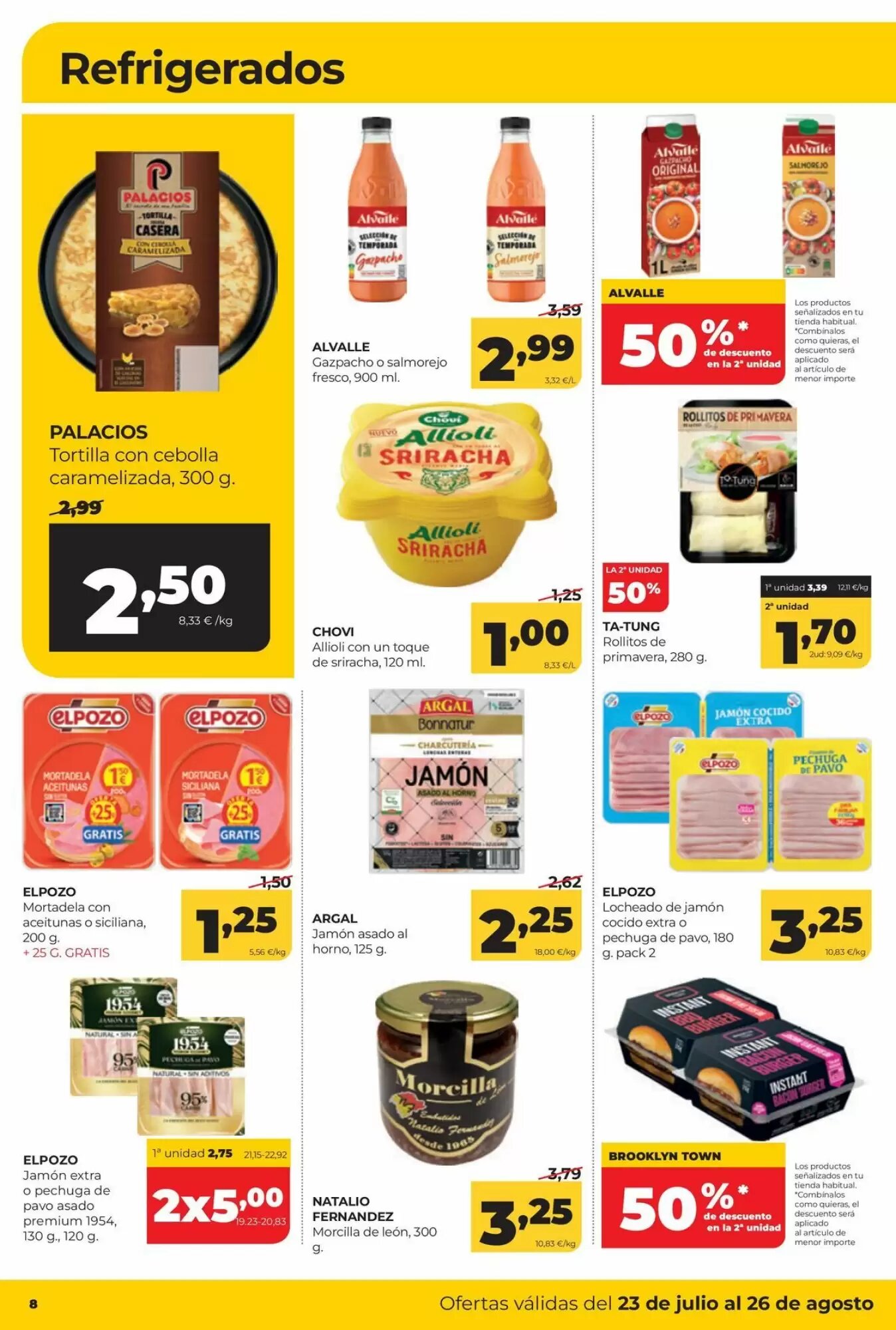 Folleto promocional de Alimerka válido desde el 23/07/2026 - Página 8.