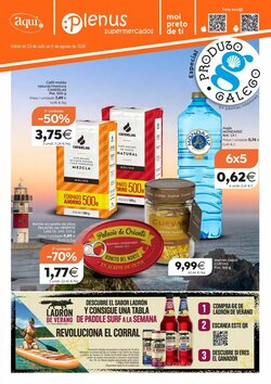 Folleto promocional de Plenus Supermercados válido desde el 24/07/2026
