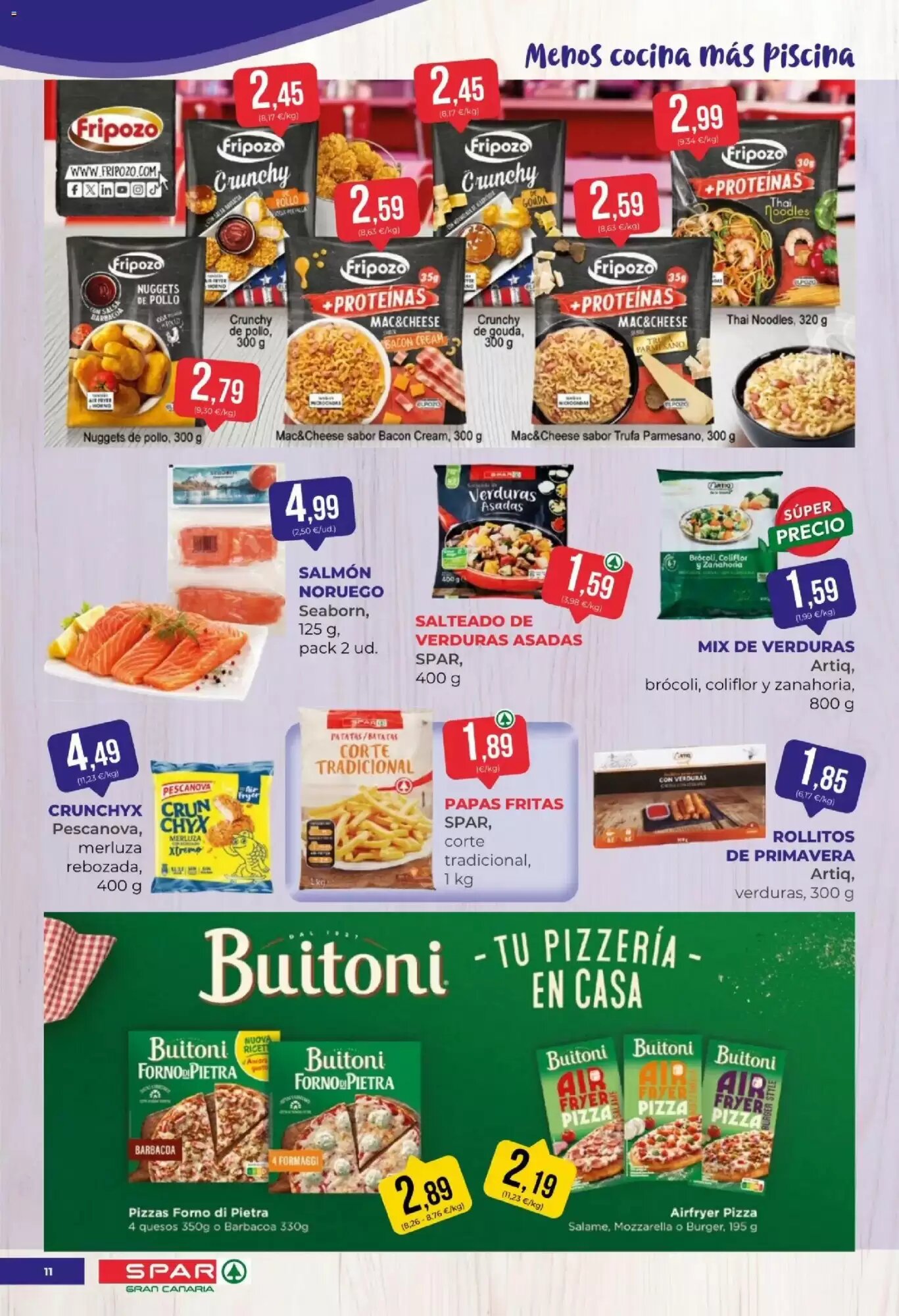 Folleto promocional de Spar válido desde el 24/07/2026 - Página 11.