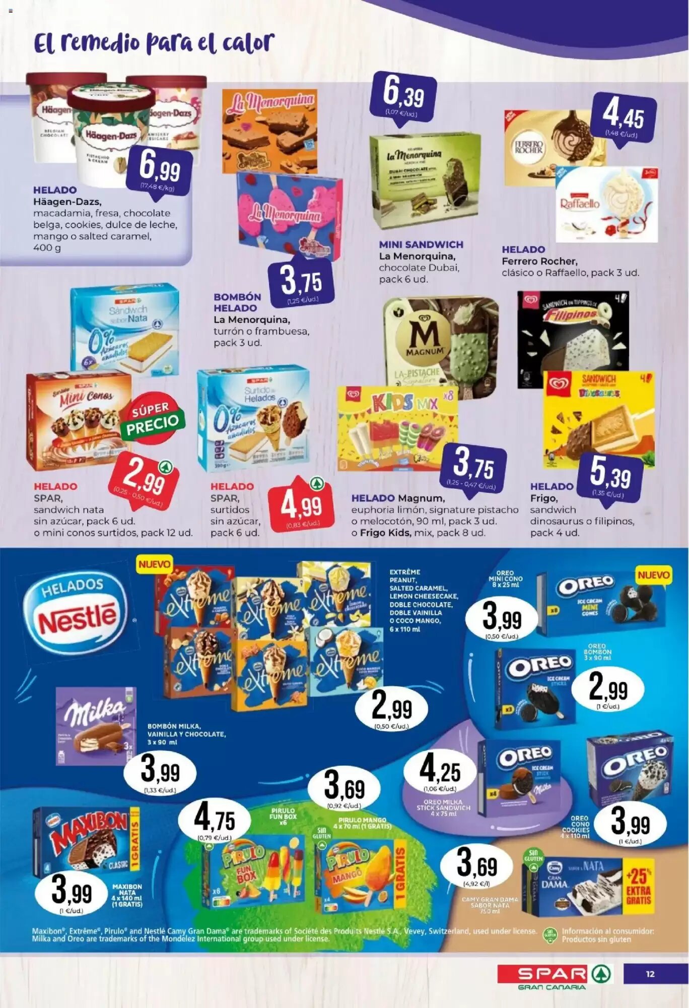 Folleto promocional de Spar válido desde el 24/07/2026 - Página 12.