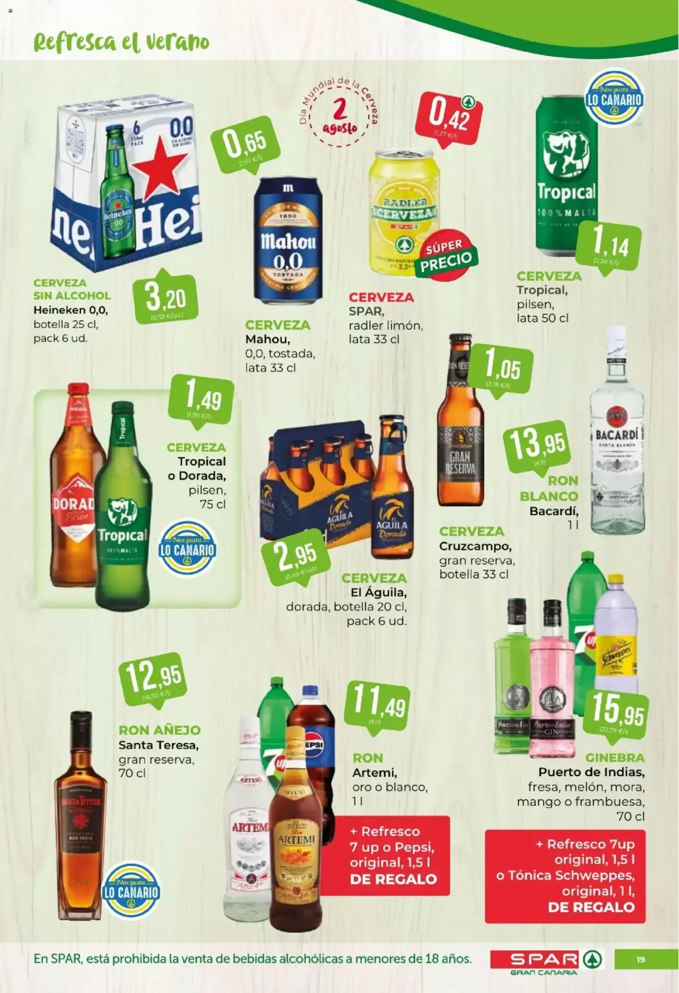 Folleto promocional de Spar válido desde el 24/07/2026 - Página 19.