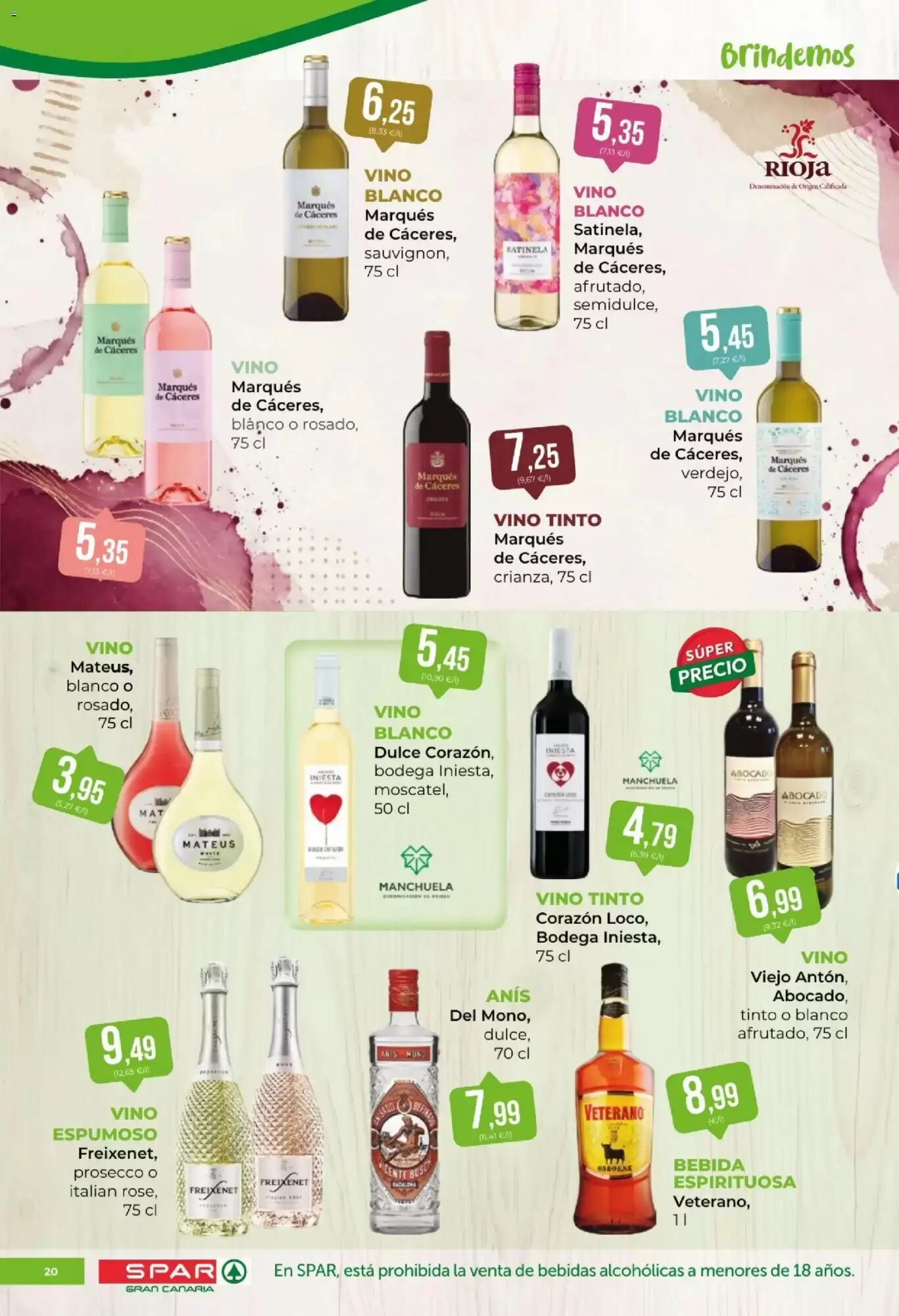 Folleto promocional de Spar válido desde el 24/07/2026 - Página 20.