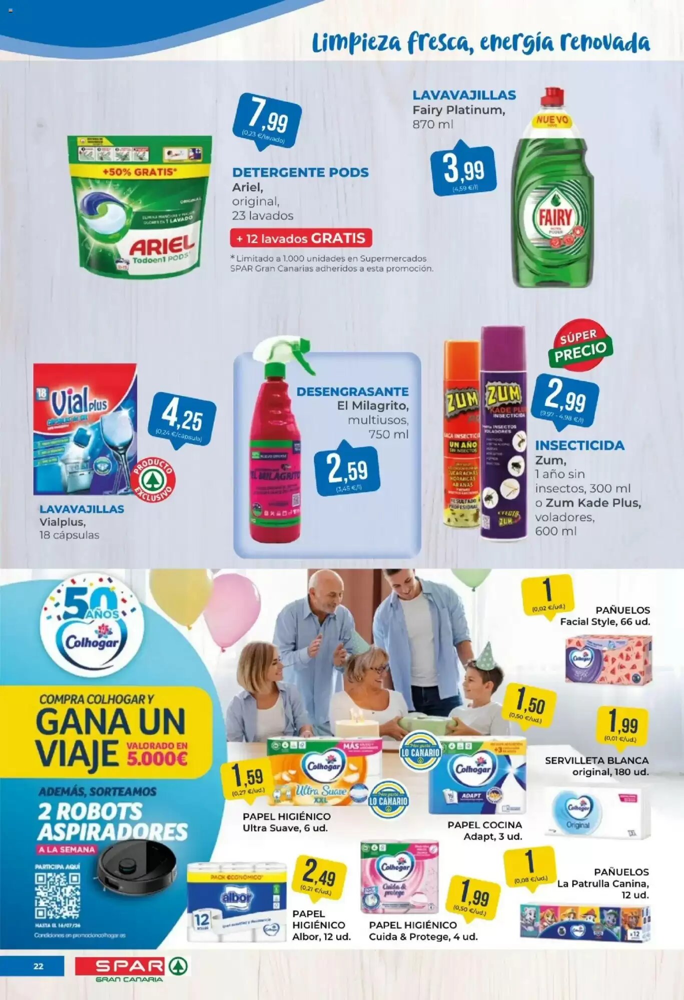 Folleto promocional de Spar válido desde el 24/07/2026 - Página 22.