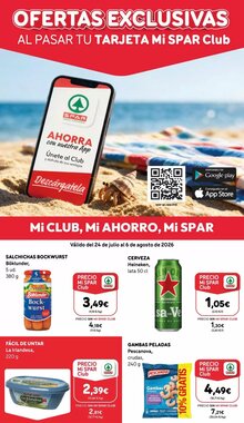 Folleto promocional de SPAR Gran Canaria válido desde el 24/07/2026